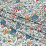 Liberty Fabrics Tana Lawn® - Rachel Multi Pastel - LIght Blue, Pink and Green Flowers and Foliage