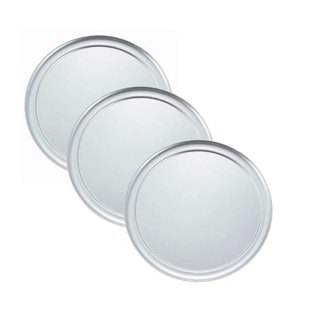 চওড়া রিম অ্যালুমিনিয়াম পিৎজা প্যান গোলাকার ১২" সাইজ