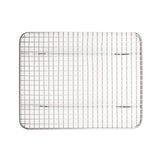 Small Stainless Rectangular Wire Pan Grate with Feet 8 x 10 Inches