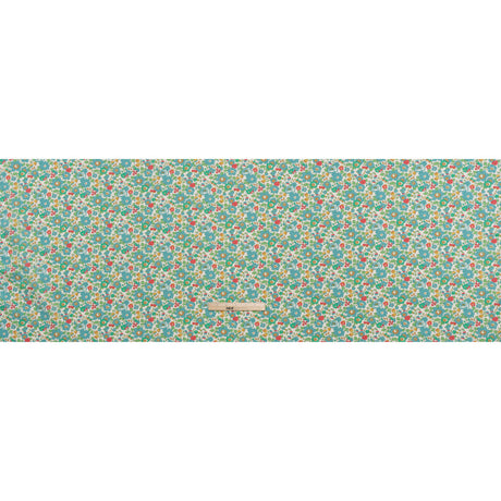 Liberty Fabrics Tana Lawn® - Betsy Blue Turquoise - Turquoise, Pink and Green Floral