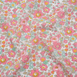 Liberty Fabrics Tana Lawn® - Betsy Light Pink - Pink, Baby Blue and Greenish Beige Floral