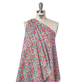 Liberty Fabrics Tana Lawn® - Betsy Pink - Bright Pink, Blue and Kelly Green Floral