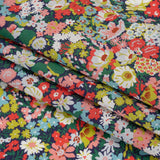 Liberty Fabrics Tana Lawn® - Thorpe Multi Bright - Hot Pink, Yellow and Deep Green Dense Floral