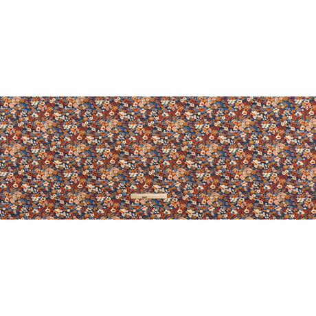 Liberty Fabrics Tana Lawn® - Thorpe Red Burgundy - Dark Red, Orange and Blue Dense Floral