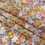 Liberty Fabrics Tana Lawn® - Thorpe Multi Pastel - Banana Yellow, Pink and Light Green Dense Floral