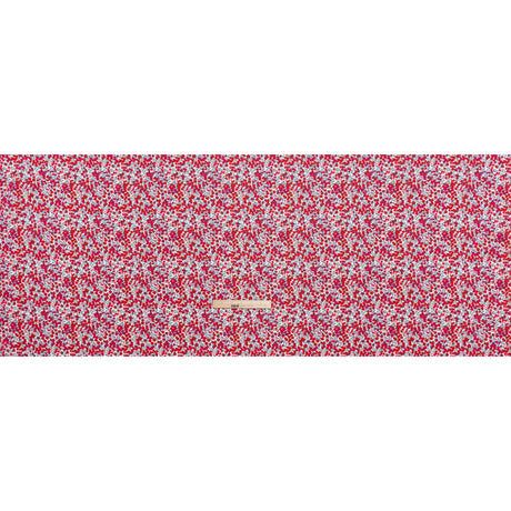 Liberty Fabrics Tana Lawn® - Wiltshire Pink - Pink, Red and Blue Leaves and Berries