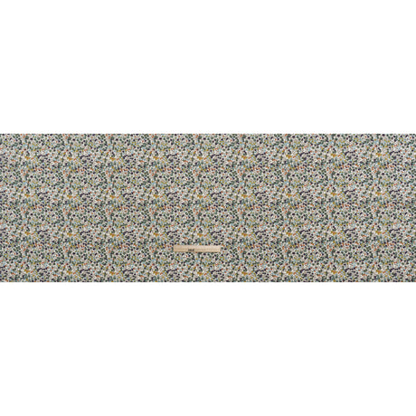 Liberty Fabrics Tana Lawn® - Wiltshire Green - Olive, Sky Blue and Brown Leaves and Berries