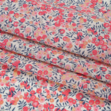 Liberty Fabrics Tana Lawn® - Wiltshire Light Pink - Baby Pink, Coral and Blue Leaves and Berries