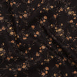 Liberty Fabrics Tana Lawn® - Elizabeth Brown - Brown, Yellow and Dark Green Scattered Flowers
