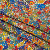 Liberty Fabrics Tana Lawn® - Margaret Annie Multi Bright - Blue, Red and Green Hand Drawn Florals