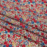 Liberty Fabrics Tana Lawn® - Emma and Georgina Red, Blue and Yellow Floral