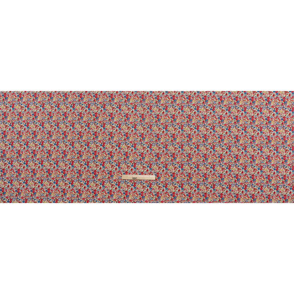 Liberty Fabrics Tana Lawn® - Emma and Georgina Red, Blue and Yellow Floral