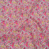 Liberty Fabrics Tana Lawn® - Emma and Georgina Pink - Nany Pink, Yellow and Green Floral