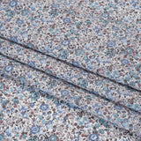 Liberty Fabrics Tana Lawn® - Emma and Georgina Light Blue - Pastel Blue, Sky and Taupe Floral