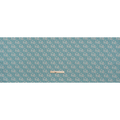 Liberty Fabrics Tana Lawn® - Capel Blue Turquoise - Aqua Blue and White Outlined Florals