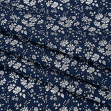 Liberty Fabrics Tana Lawn® - Capel Dark Blue - Navy and White Outlined Florals