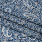 Liberty Fabrics Tana Lawn® - Lee Manor Dark Blue - Blue and White Paisley