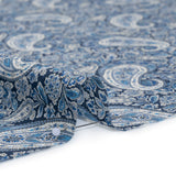 Liberty Fabrics Tana Lawn® - Lee Manor Dark Blue - Blue and White Paisley