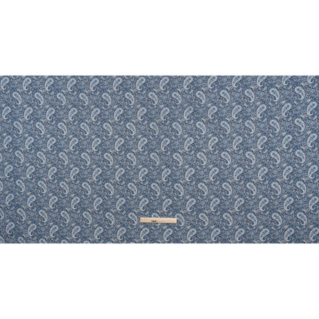 Liberty Fabrics Tana Lawn® - Lee Manor Dark Blue - Blue and White Paisley