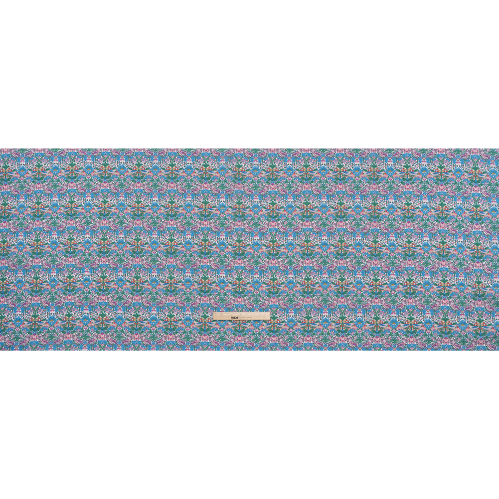 Liberty Fabrics Tana Lawn® - Strawberry Thief Spring Multi Bright - Blue, Green and Pink Birds, Berries and Flowers