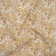 Liberty Fabrics Tana Lawn® - June's Meadow Yellow - Ochre, White and Light Blue Illustrated Flowers