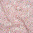 Liberty Fabrics Tana Lawn® - June's Meadow Pink - Baby Pink, White and Rainbow Illustrated Flowers