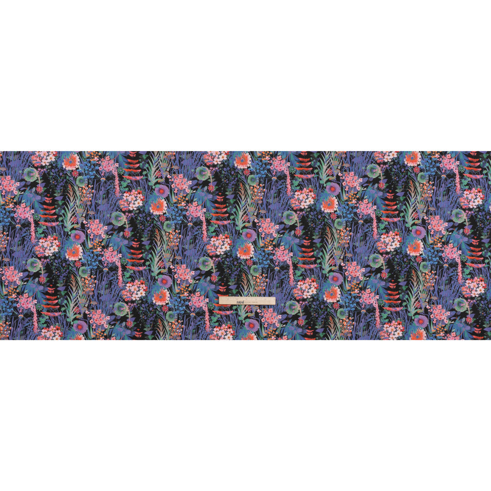 Liberty Fabrics Tana Lawn® - Tresco Purple - Blue Violet, Pink and Red Painted Floral