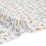 Liberty Fabrics Tana Lawn® - Theo Multi Pastel - Pink, Yellow and Blue Cartoon Creatures and Flowers