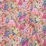 Liberty Fabrics Tana Lawn® - Painted Travels Pink - Bright Pink, Light Purple and Soft Green Lush Florals