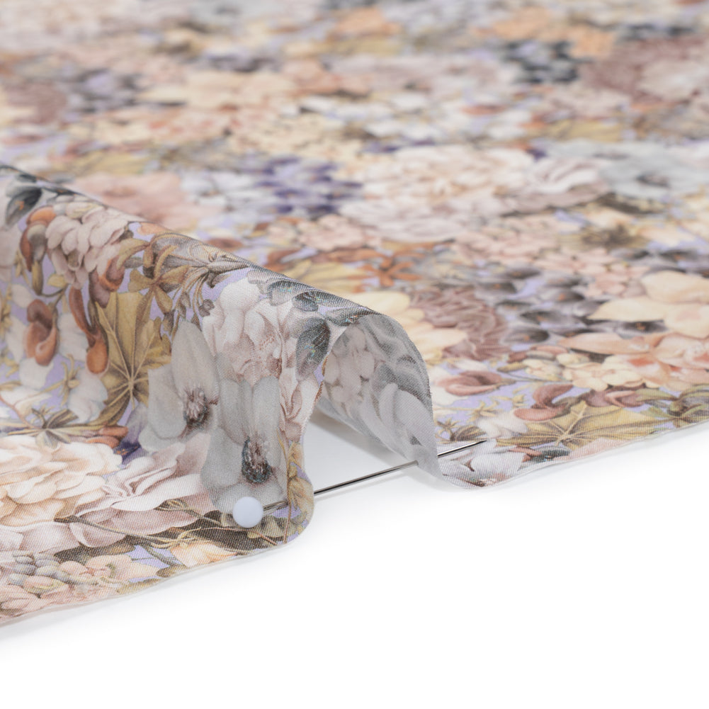 Liberty Fabrics Tana Lawn® - Painted Travels Multi Neutral - Beige, Gray and Muted Green Lush Florals