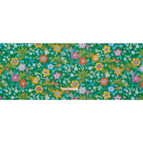 Liberty Fabrics Tana Lawn® - Pavilion Green - Kelly Green, Blue and Red Bold Florals