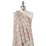 Liberty Fabrics Tana Lawn® - Quey 2 Multi Pastel - Brown, Green and Yellow Animals with Clothes