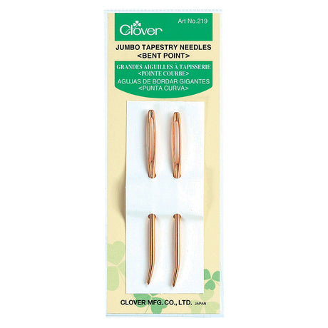 Clover Jumbo Bent Tip Tapestry Needles - 2 ct
