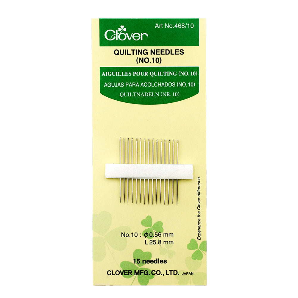 Clover Quilting Needles - Size 10 - 15 ct