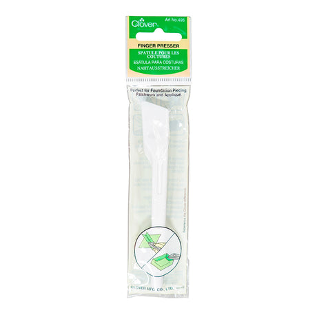 Clover Finger Presser for Quilting and Applique