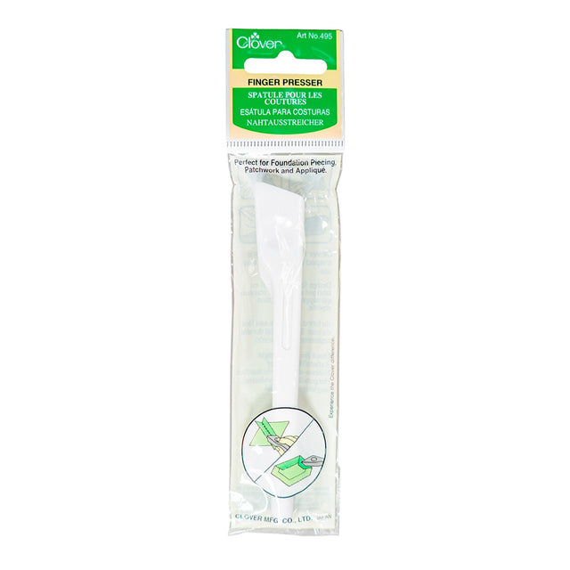 Clover Finger Presser for Quilting and Applique
