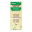 Clover Gold Eye Applique Needles - Size 10 - 15 ct