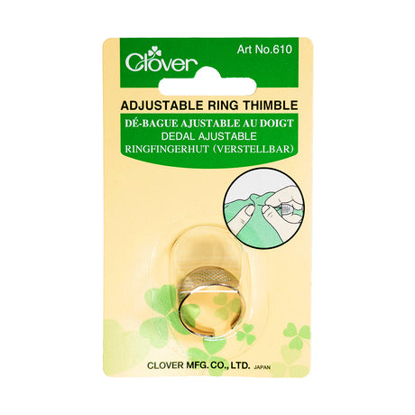 Clover Adjustable Ring Thimble