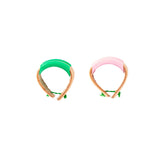 Clover Leather Ring Thimbles - 2 ct