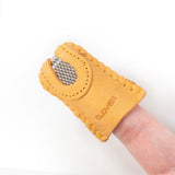 Clover Double Sided Leather Thimble
