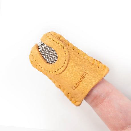 Clover Double Sided Leather Thimble