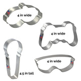 Virtual Reality Cookie Cutter 4 Pc Set HS0556