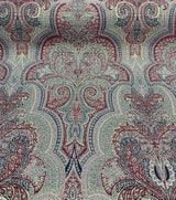 Robert Allen Shahmin Beet Chenille Fabric - Damask, Purple Lavender Beige With Hints Of Blue, 57" Width (1 Yard)