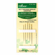 Clover Self Threading Hand Sewing Needles - Assorted Sizes - 5 ct