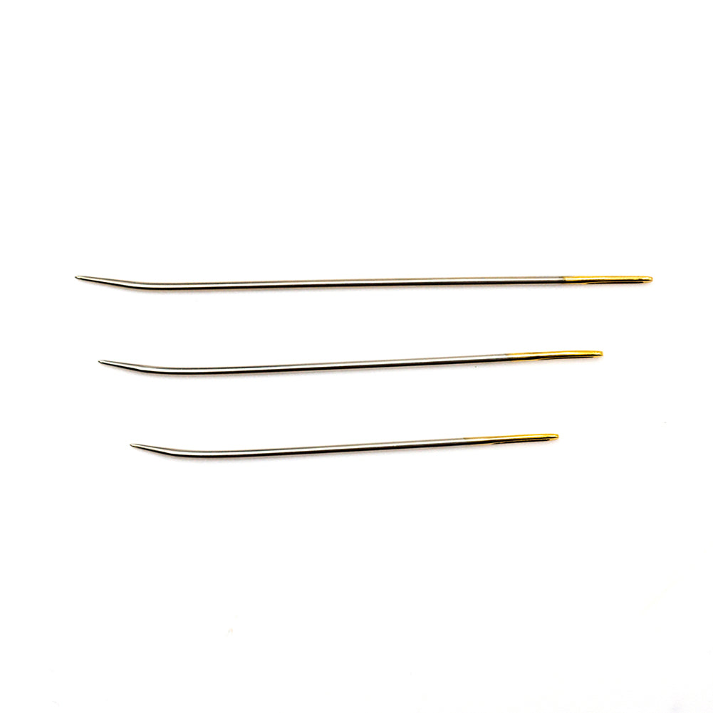 Clover Huck Bent Tip Embroidery Needles - 3 ct
