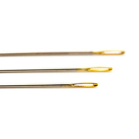 Clover Huck Bent Tip Embroidery Needles - 3 ct