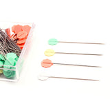 Clover Flower Head Pins Box for Medium Weight Fabrics - 100 ct