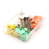 Clover Flower Head Pins Box for Medium Weight Fabrics - 100 ct