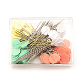 Clover Flower Head Pins Box for Medium Weight Fabrics - 100 ct