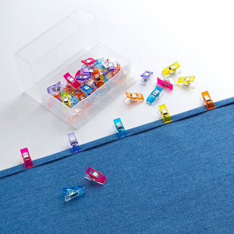 Clover Wonder Clips - Assorted Colors - 50 pc